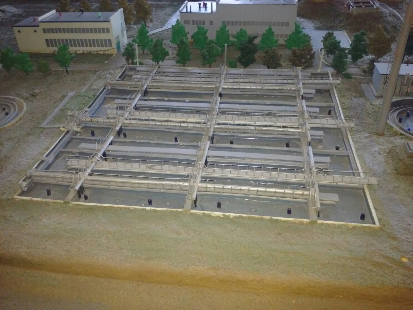 Model of treatment facilities. - My, Modeling, The photo, Wastewater treatment plants, Longpost