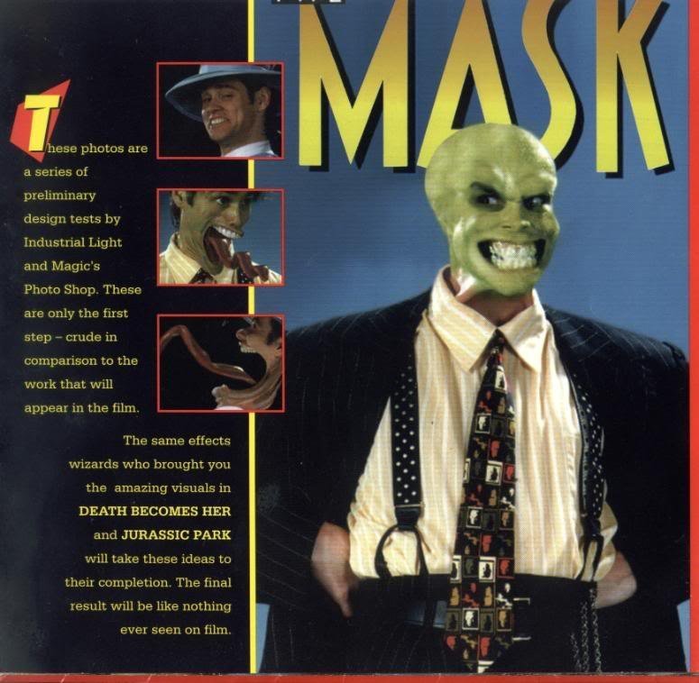 Concepts of the film Mask - Mask, , Special effects, , Longpost