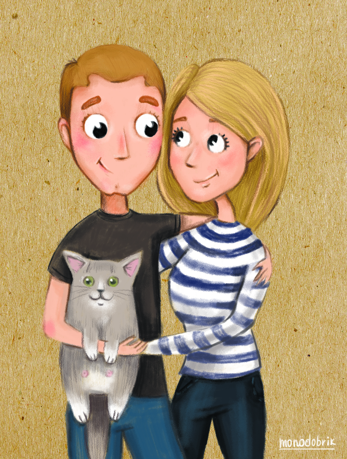 My family - My, Illustrations, Photoshop, Art, Design, Artist, Illustrator, Family, Paint