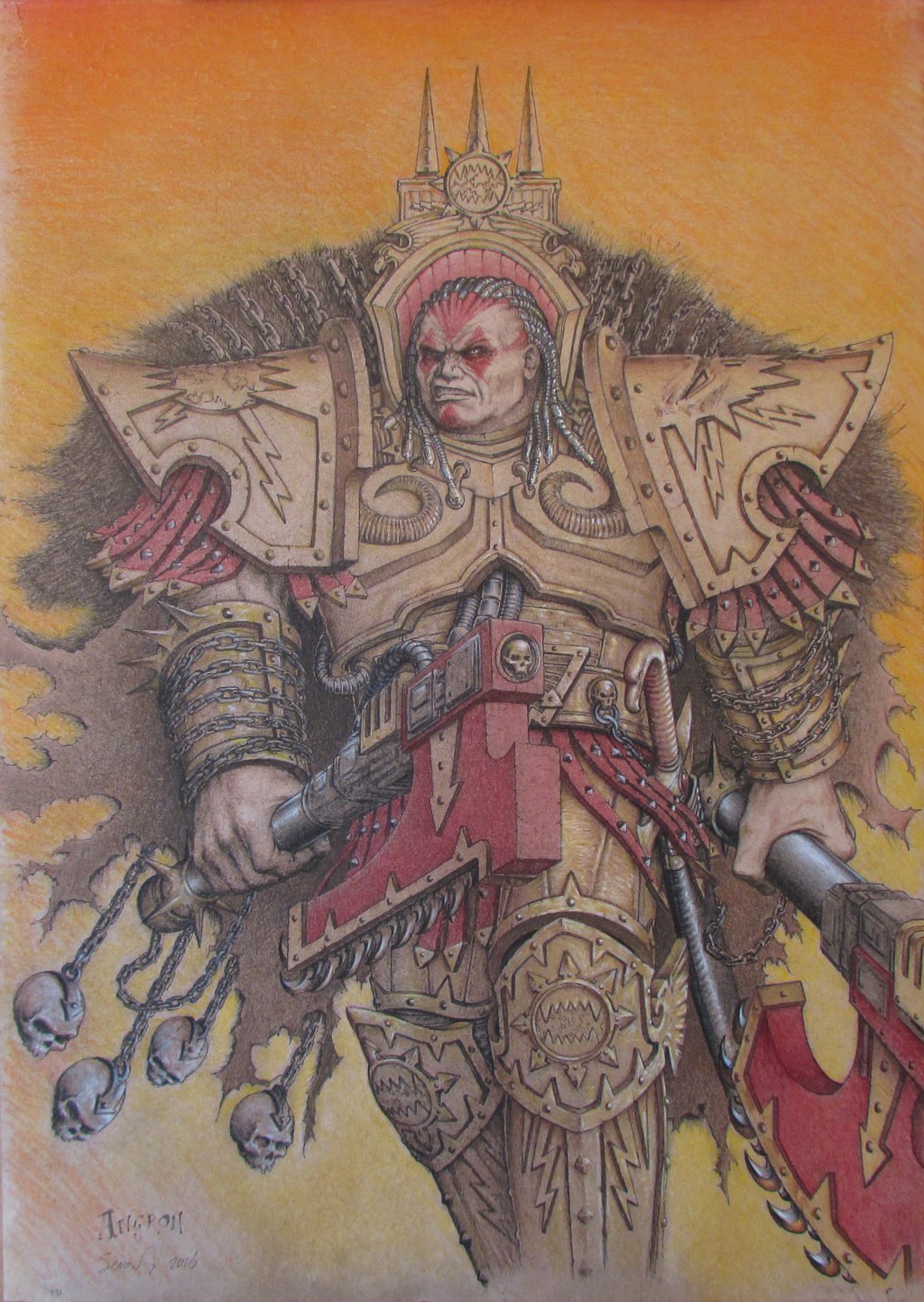 Works by David-Severeide - Warhammer 40k, Warhammer, Primarchs, , Wh Art, Longpost