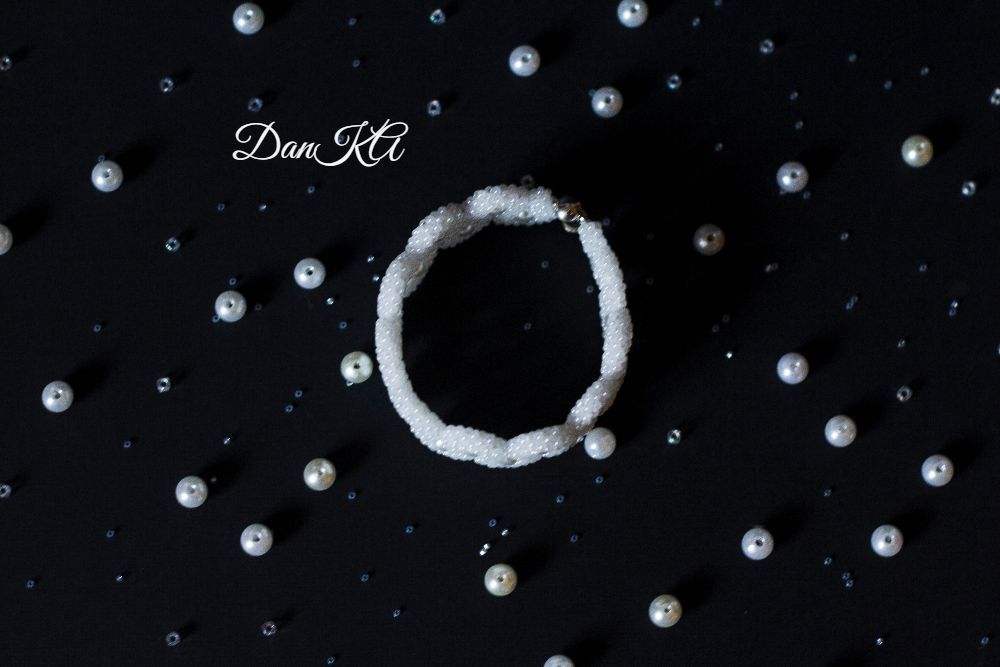 Danka. Works. Part 2. - My, , Beads, Needlework without process, Handmade, A bracelet, Beaded necklace, Creation, Longpost