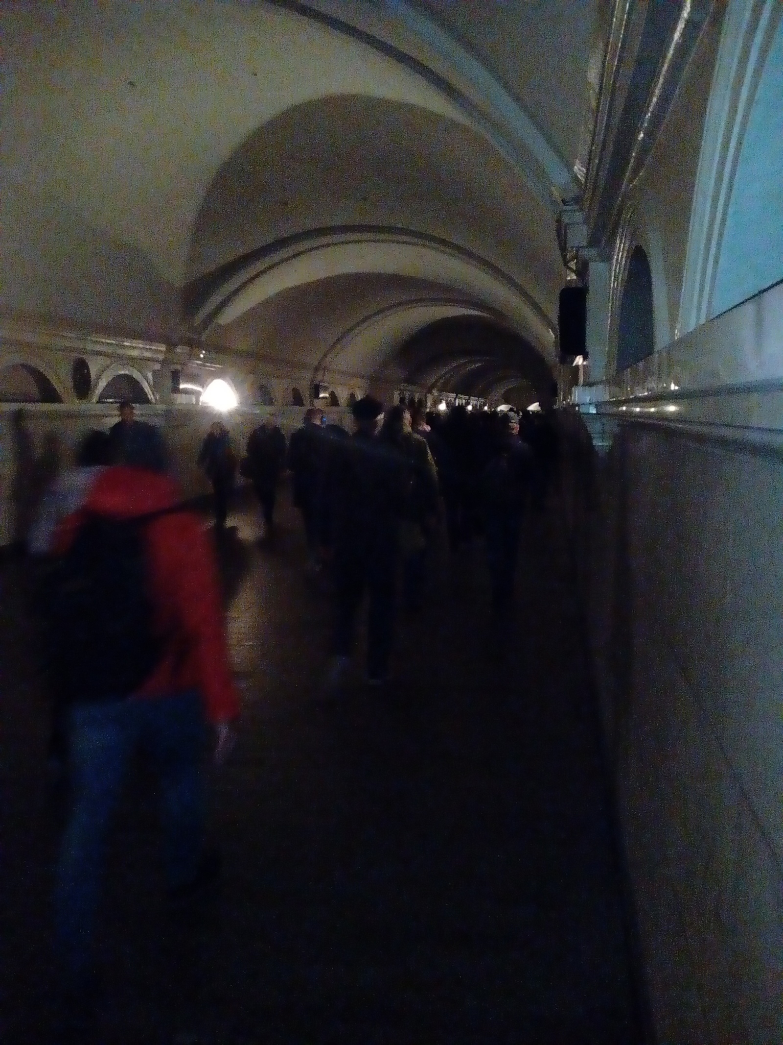 Twilight on Paveletskaya. - My, Moscow Metro, Paveletskaya, Darkness