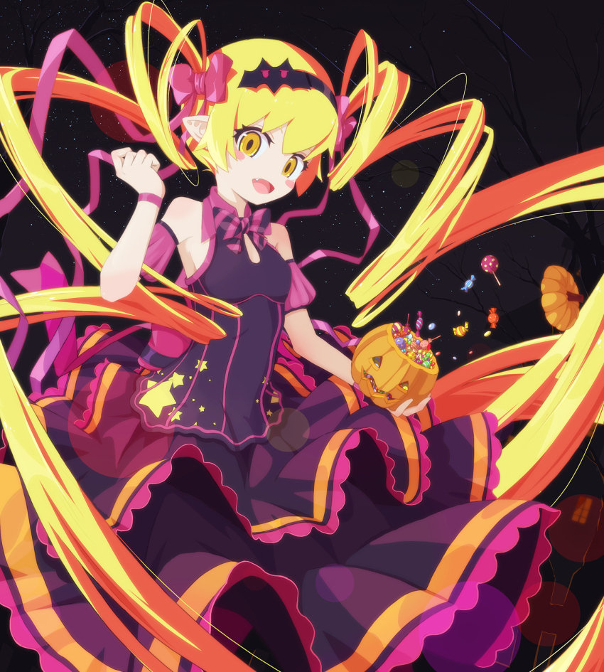 Was she dressed as a vampire? - Anime art, Monogatari series, Shinobu oshino, Art, Halloween