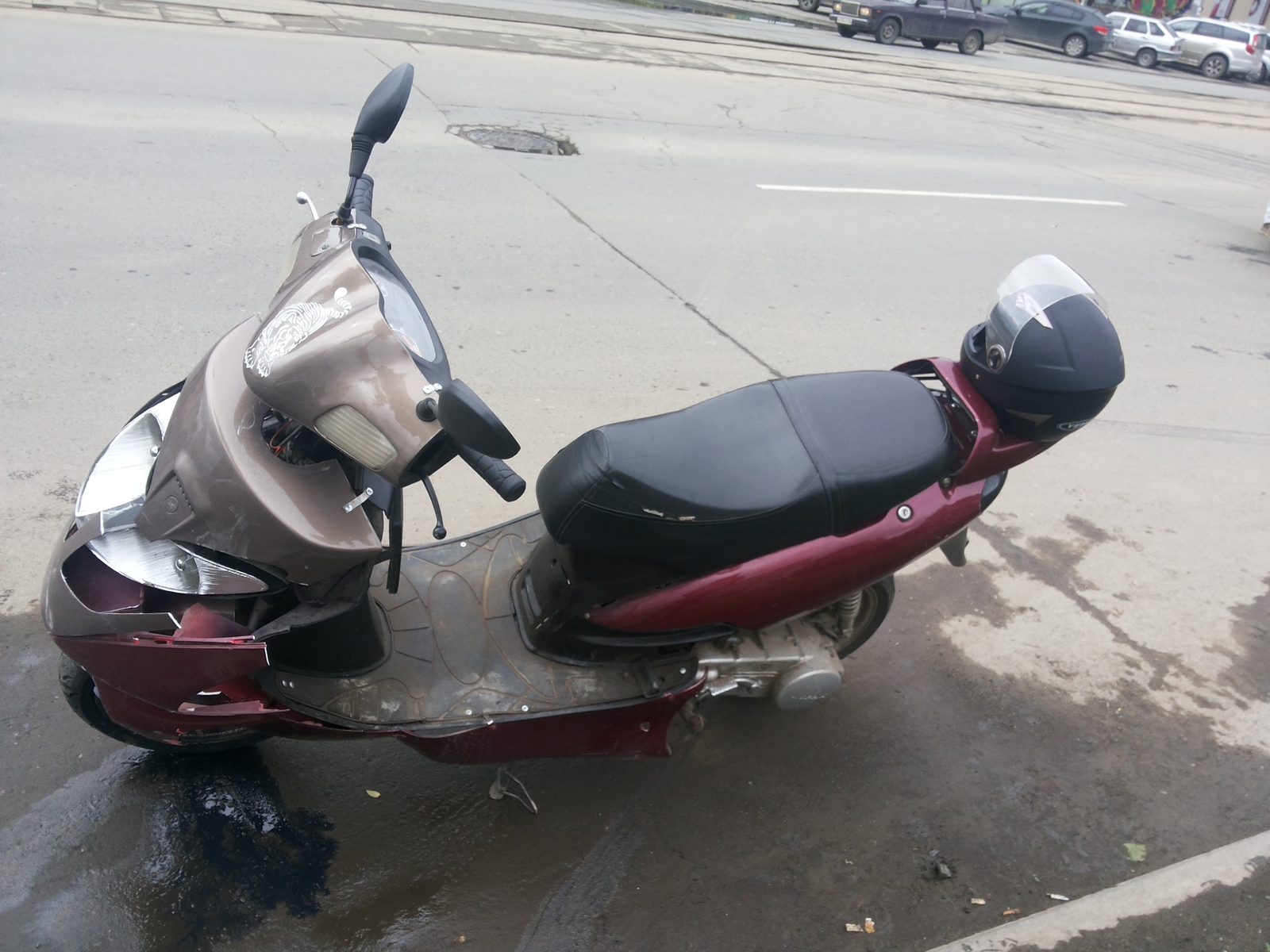 The story of one accident (Old bike) - My, Road accident, Yekaterinburg, Story, Karma, Longpost