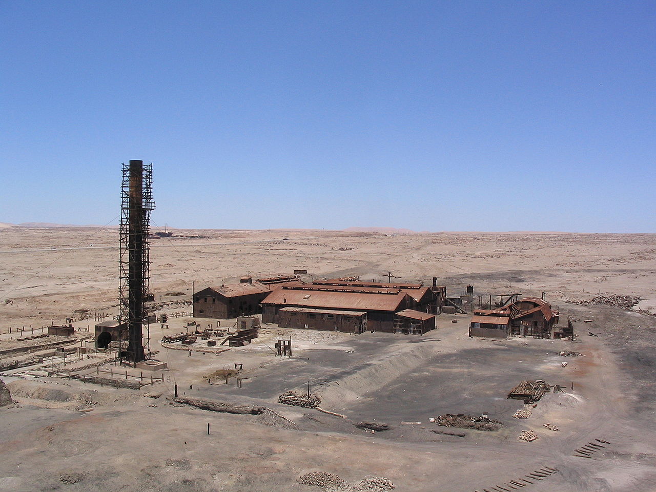 Abandoned mining town of Humberstone, Chile. - , mining town, Chile, , Abandoned, Longpost, Urbanphoto