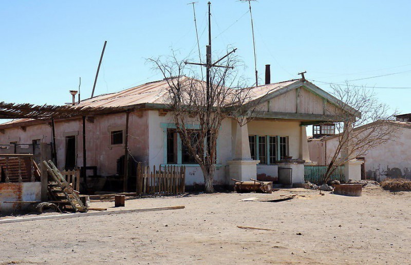 Abandoned mining town of Humberstone, Chile. - , mining town, Chile, , Abandoned, Longpost, Urbanphoto