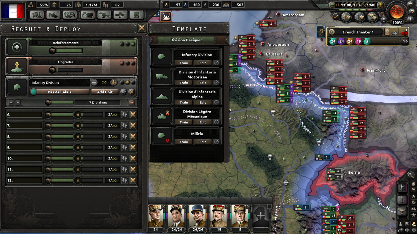 My adventures in VE Day 4, or how I survived for France - My, My, Hearts of Iron IV, Longpost