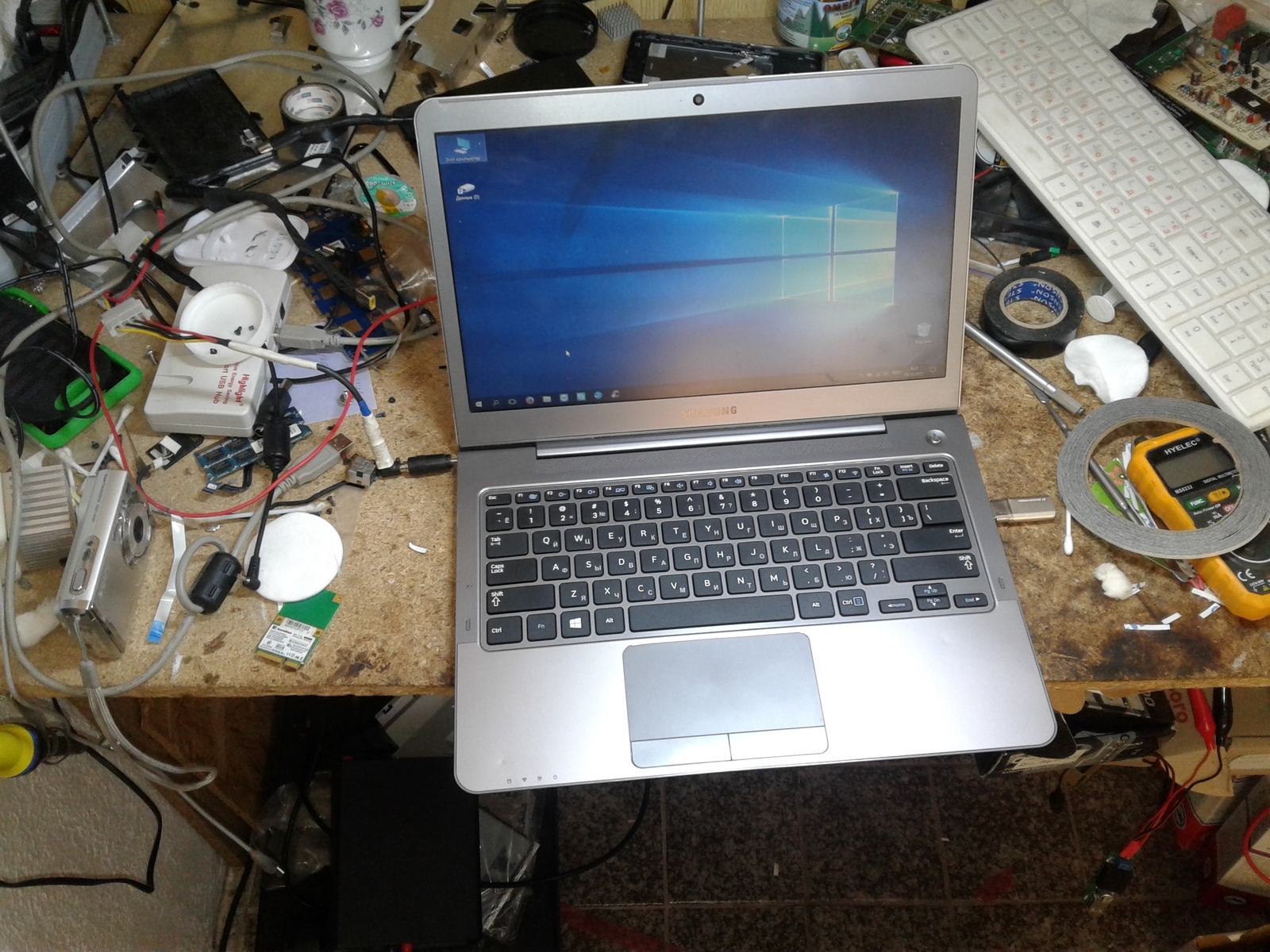 What is a Samsung ultrabook - My, Repair of equipment, , Cherkasy, Samsung, Ultrabook, Longpost