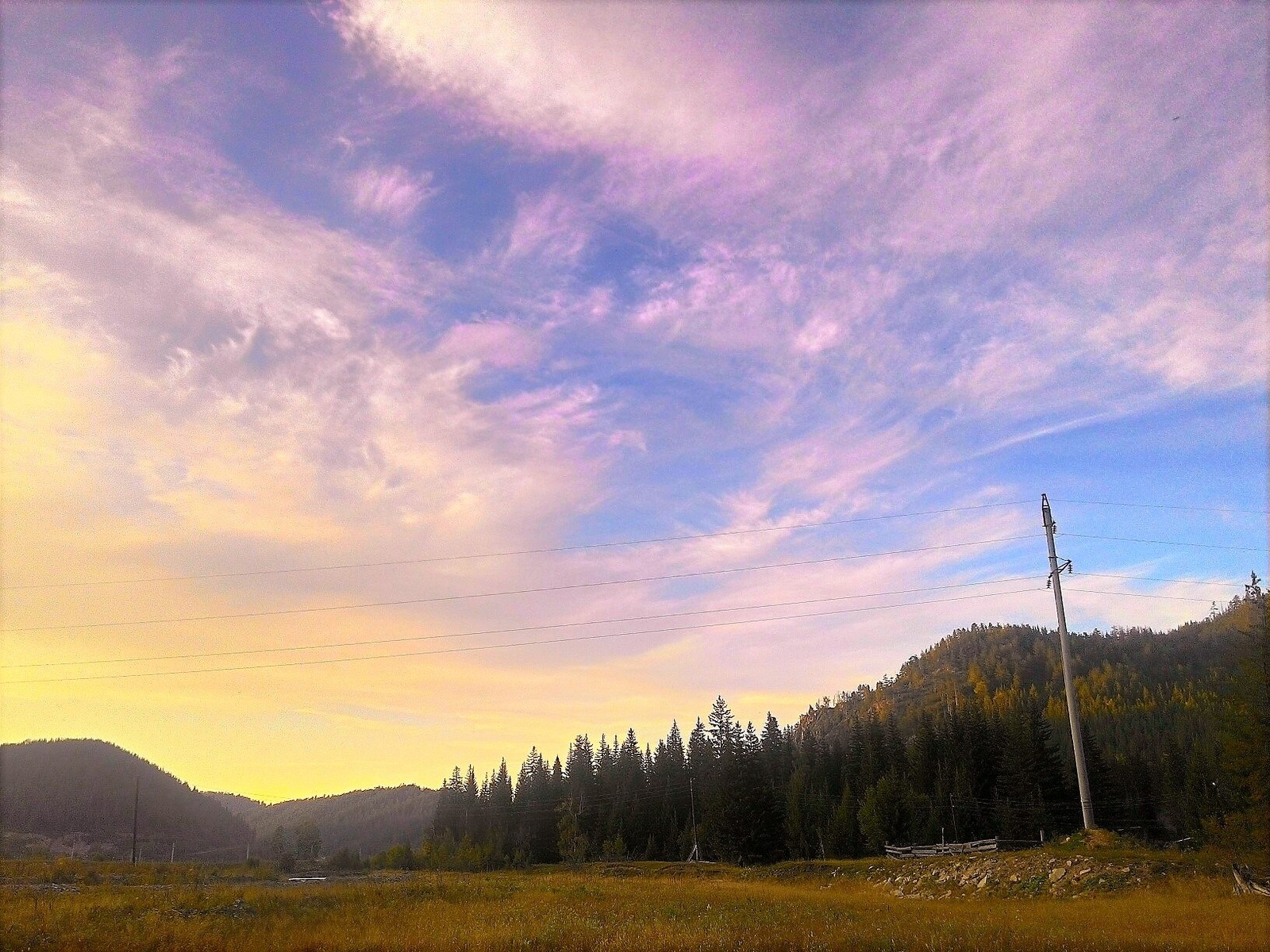 Beauty of nature. - My, Sky, beauty of nature, Cirrus clouds, Nature