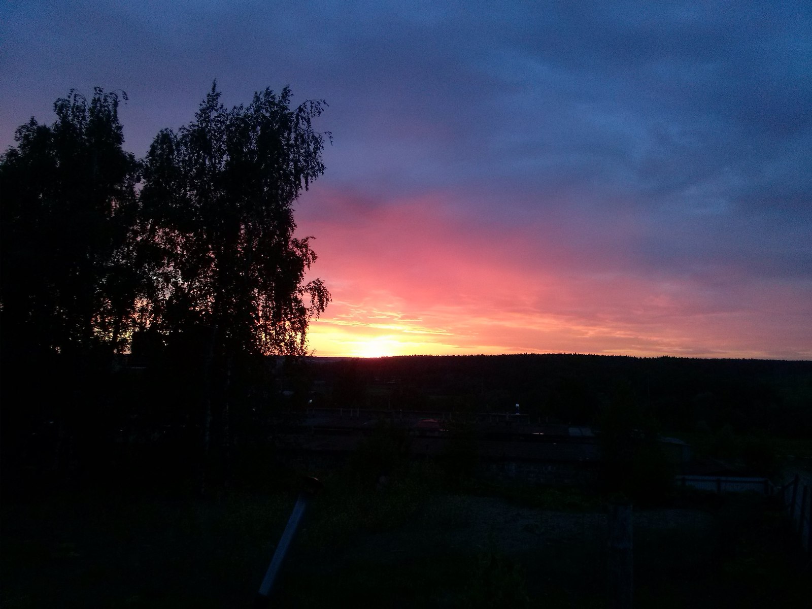 A little bit of beauty for you - My, Sunset, Clouds, Longpost