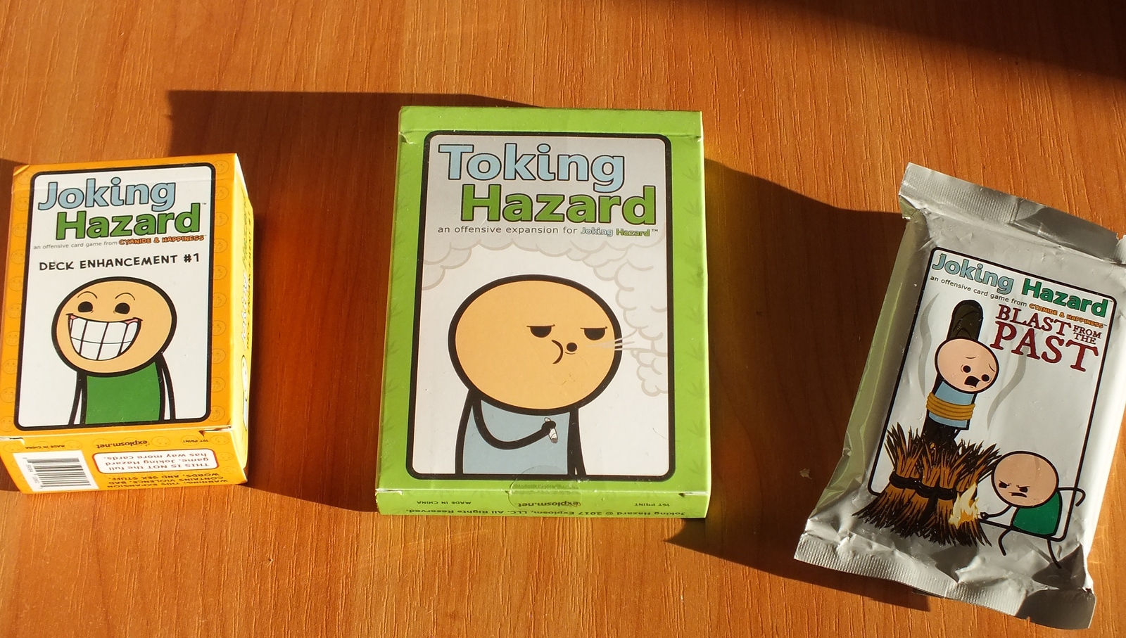 Joking Hazard: translation of new additions 2017 - My, Cyanide and Happiness, Joking Hazard, Card game, Board games, With your own hands, Longpost, Translation, Presents