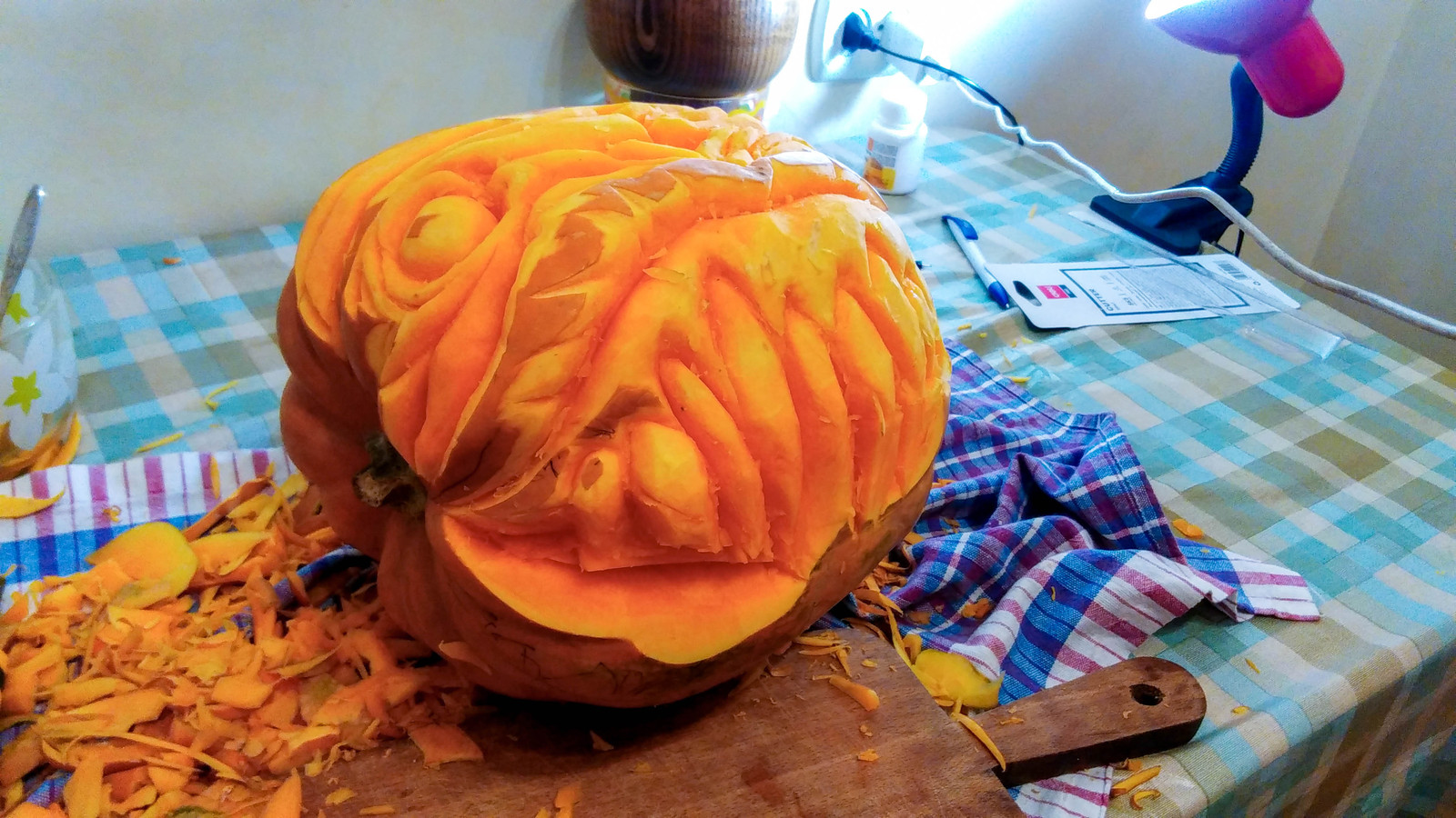 How I cut a pumpkin for Halloween. Long Post - My, Halloween pumpkin, Halloween, Longpost