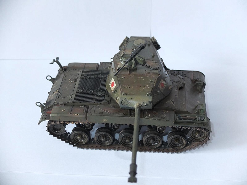 M-41 Walker Buldog - My, Stand modeling, Tanks, My, Longpost