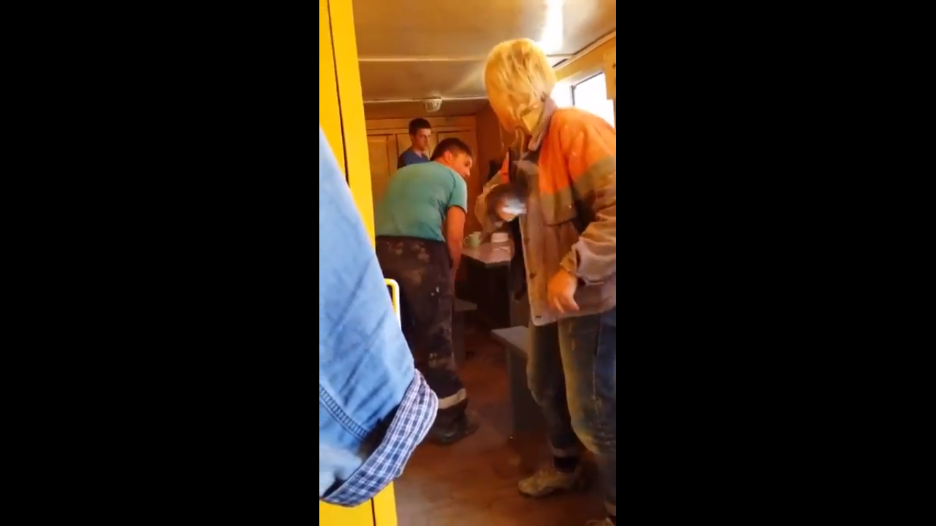 Brigadier humiliates her workers - Republic of Belarus, Building, WTF, First post