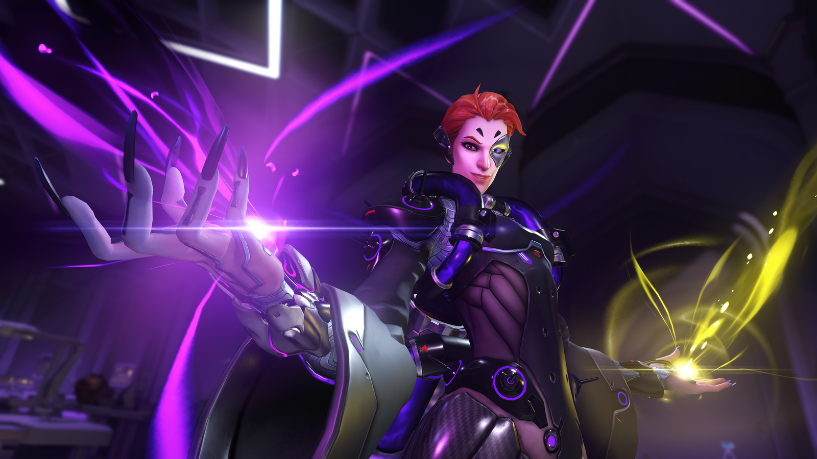 Мойра, новый персонаж поддержки Overwatch - Overwatch, Moira, Персонажи, Blizzard, Скриншот, Длиннопост