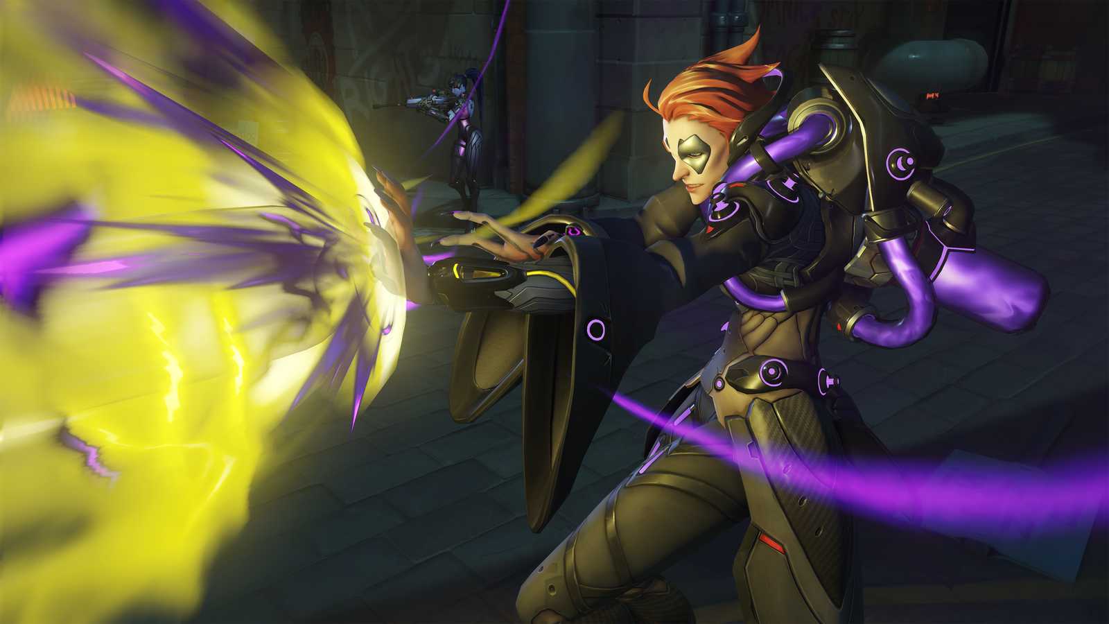 Мойра, новый персонаж поддержки Overwatch - Overwatch, Moira, Персонажи, Blizzard, Скриншот, Длиннопост