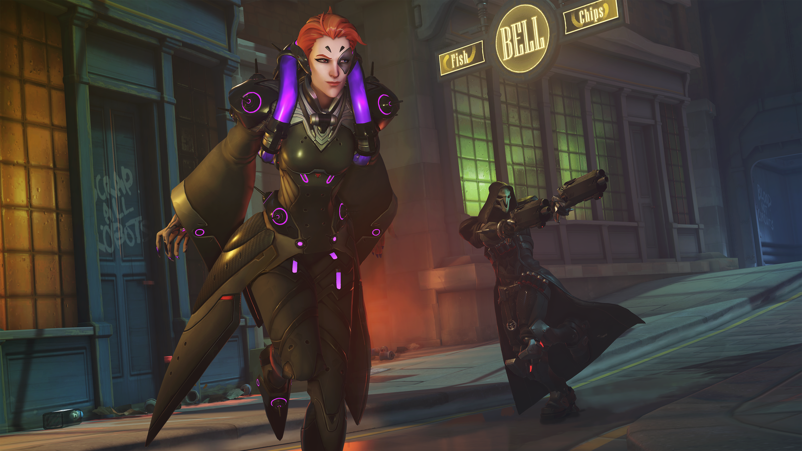 Мойра, новый персонаж поддержки Overwatch - Overwatch, Moira, Персонажи, Blizzard, Скриншот, Длиннопост