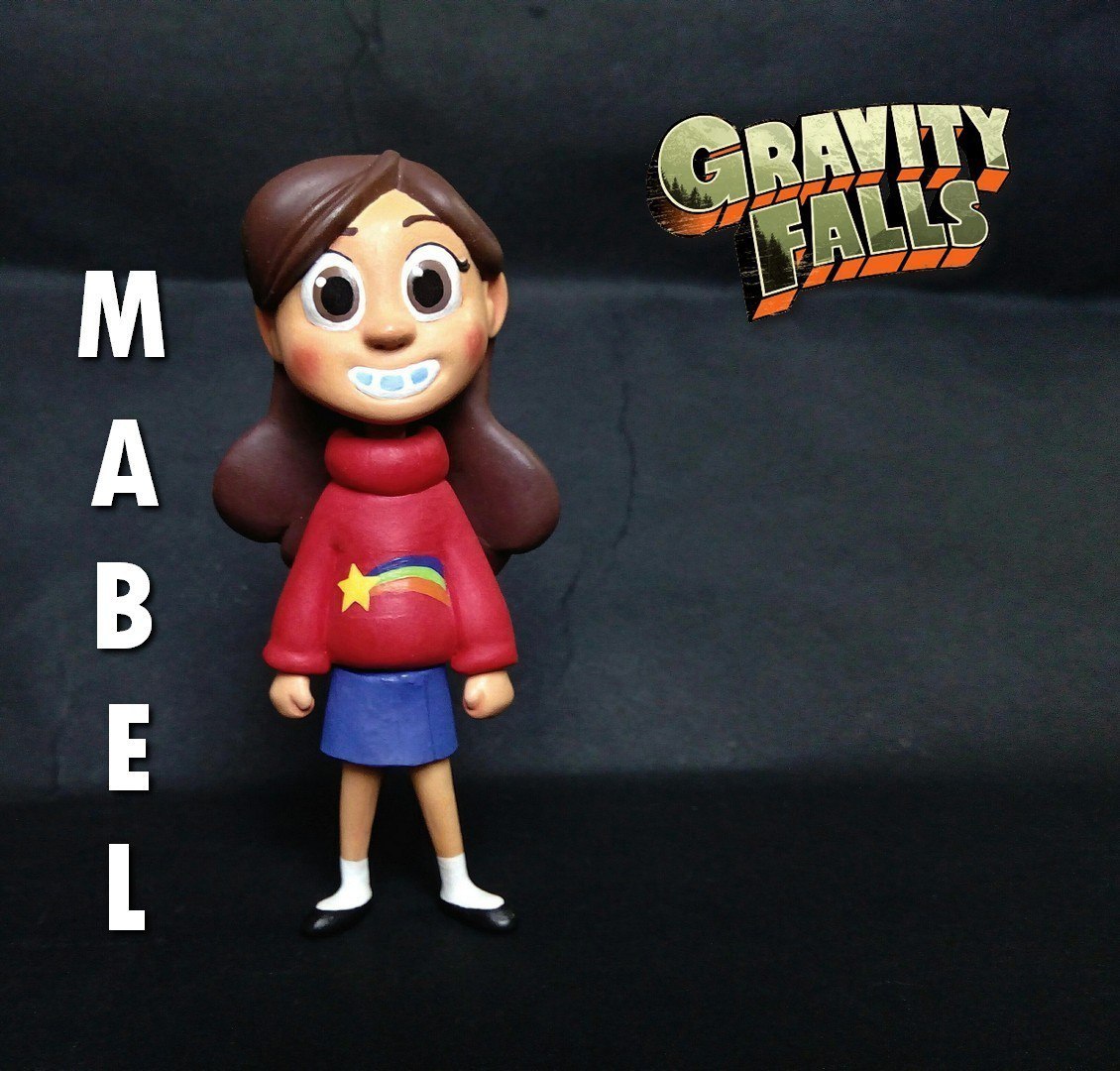 Gravity falls | Mabel - My, Gravity falls, Mabel, Figurine, Sculpture, Cartoons, Longpost, Mabel pines, Figurines