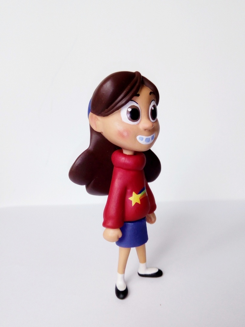 Gravity falls | Mabel - My, Gravity falls, Mabel, Figurine, Sculpture, Cartoons, Longpost, Mabel pines, Figurines