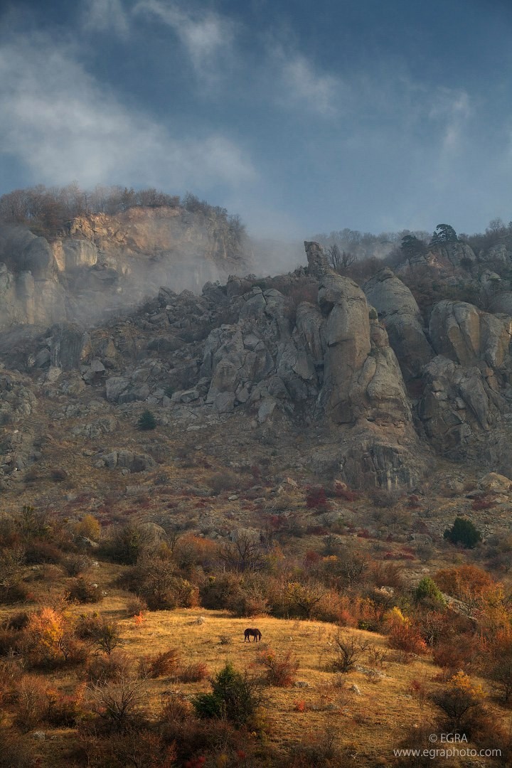 Crimea. The mountains. October. - Russia, Crimea, Nature, The mountains, Longpost