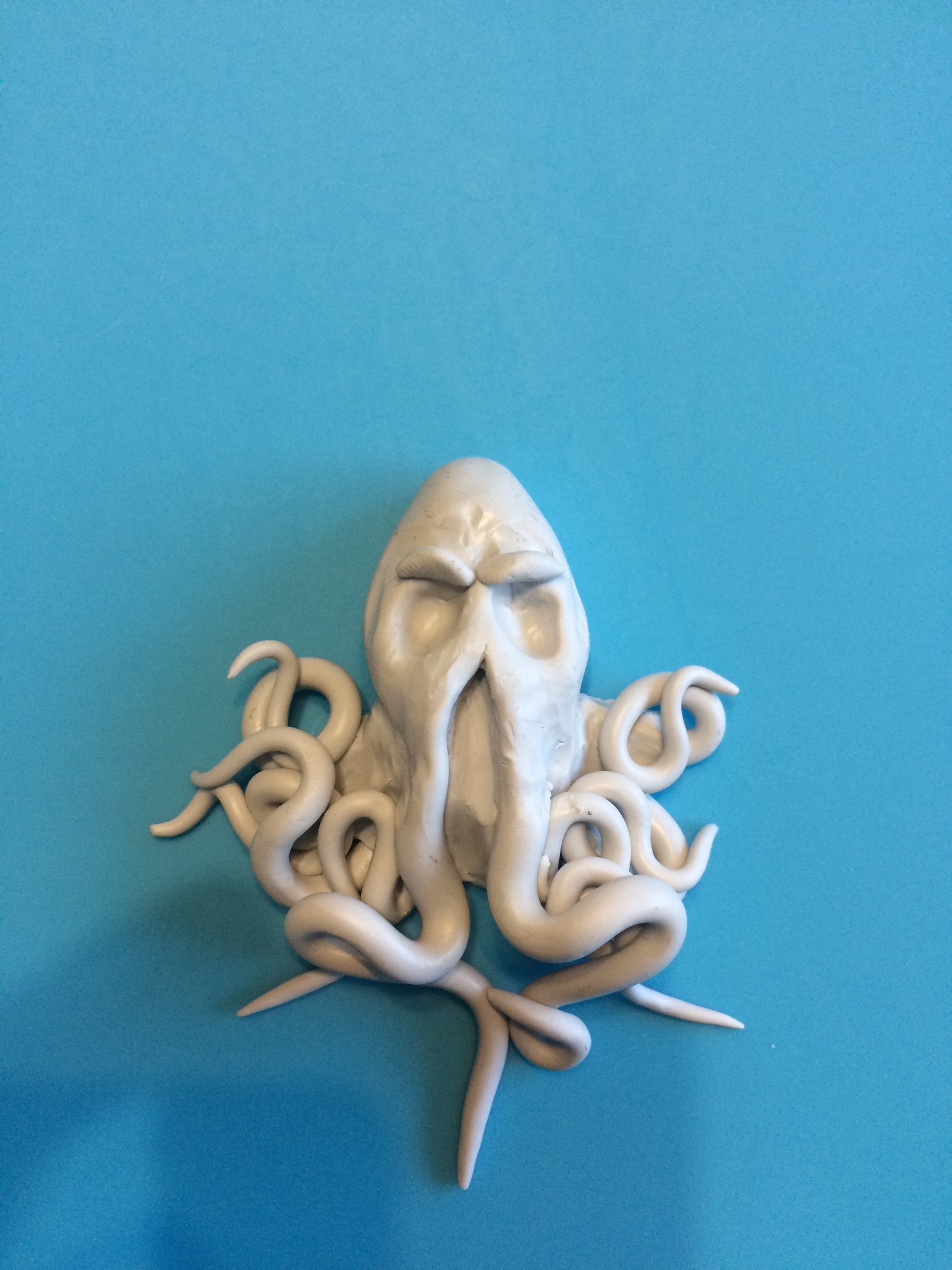 Making an octopus - My, Polymer clay, Hobby, Longpost, Creation, Cthulhu