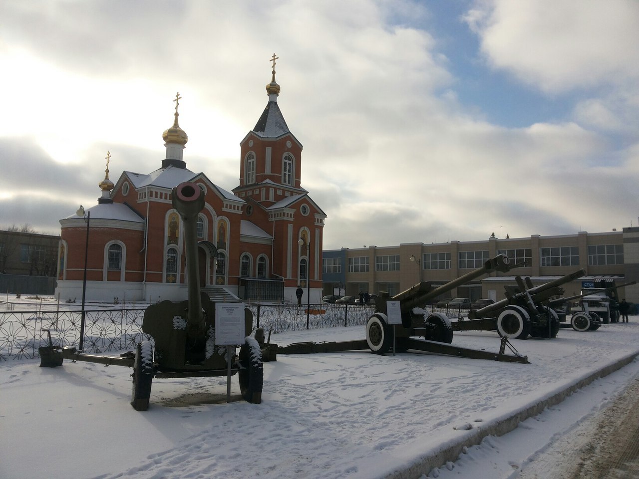 Church for the protection of the feelings of believers - My, Mound, Church, Antiaircraft gun