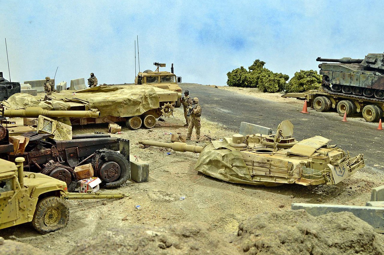 atmospheric diorama - Diorama, Modeling, Stand modeling, Tanks, Longpost