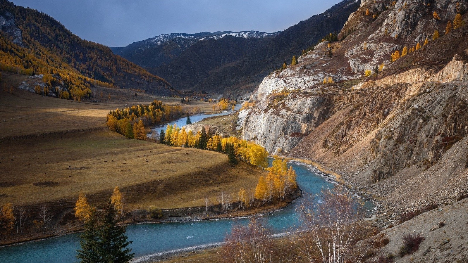 Осенняя Чуя. - Фотография, Природа, Пейзаж, Осень, Река, Алтай, Республика Алтай