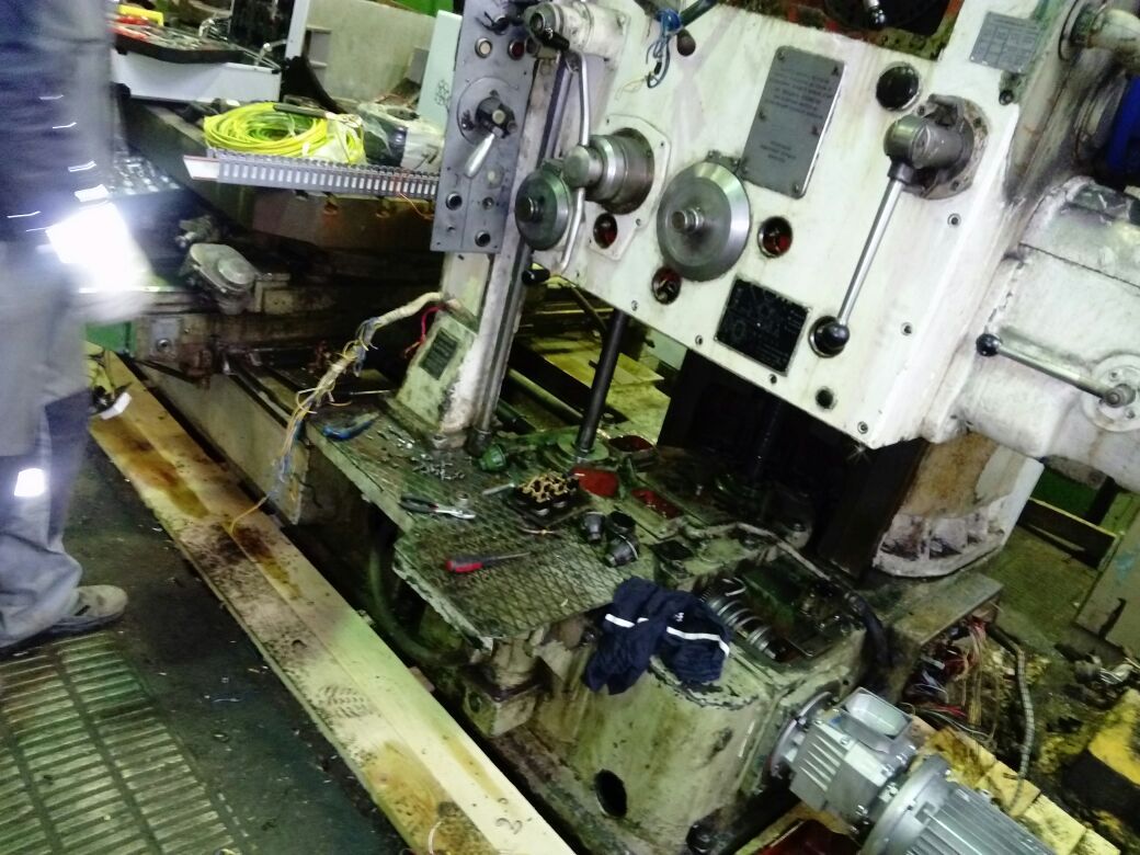 How one horizontal boring machine 2620V came to life and became fashionable) Part 2. - My, Automation, Electricity, Step by step, Electrical engineer, Электрик, Mechanics, Order, Work, Longpost