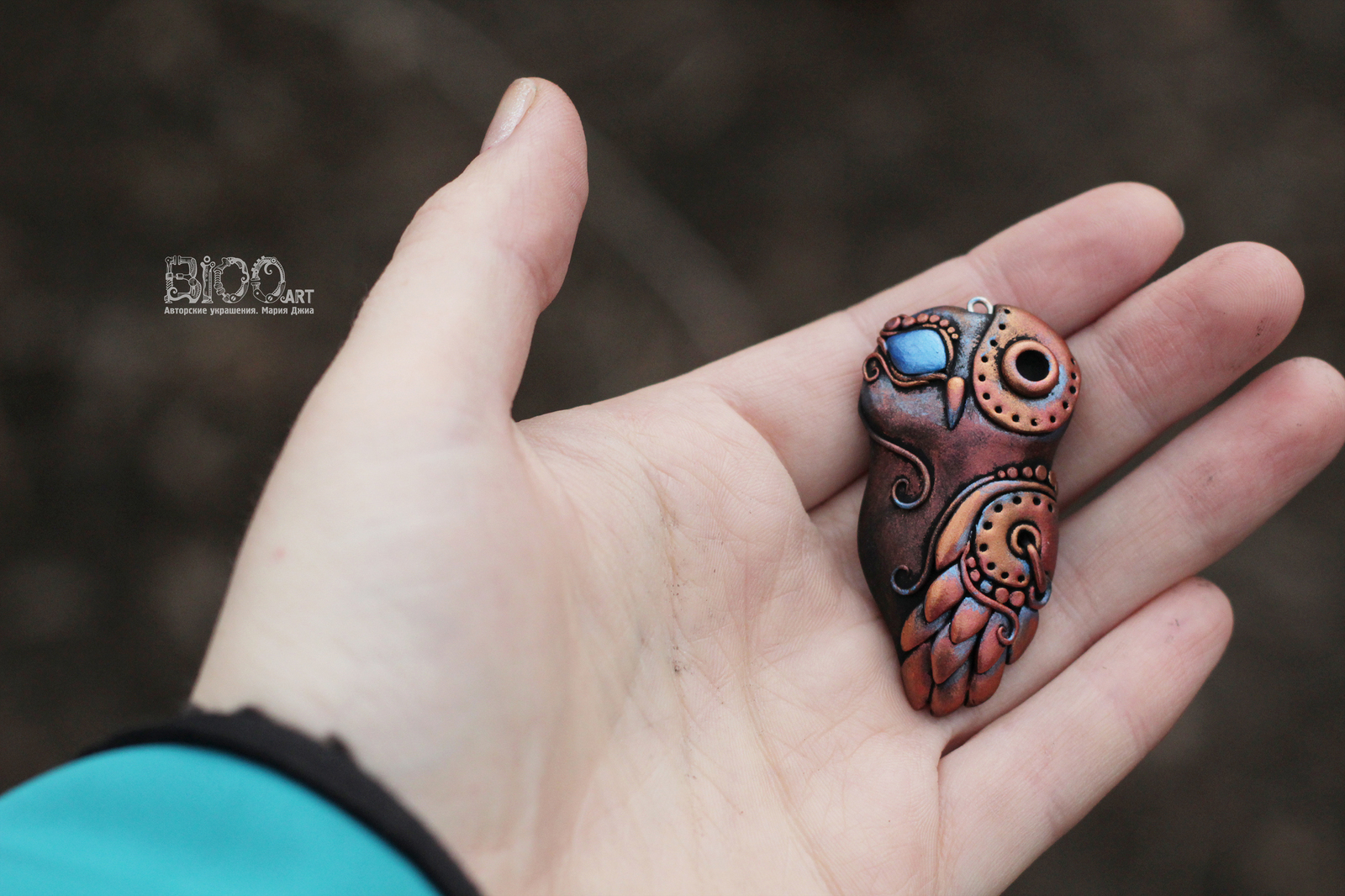 Frame-by-frame master class of modeling an owl from polymer clay. - My, Master Class, Лепка, Owl, , Polymer clay, Longpost