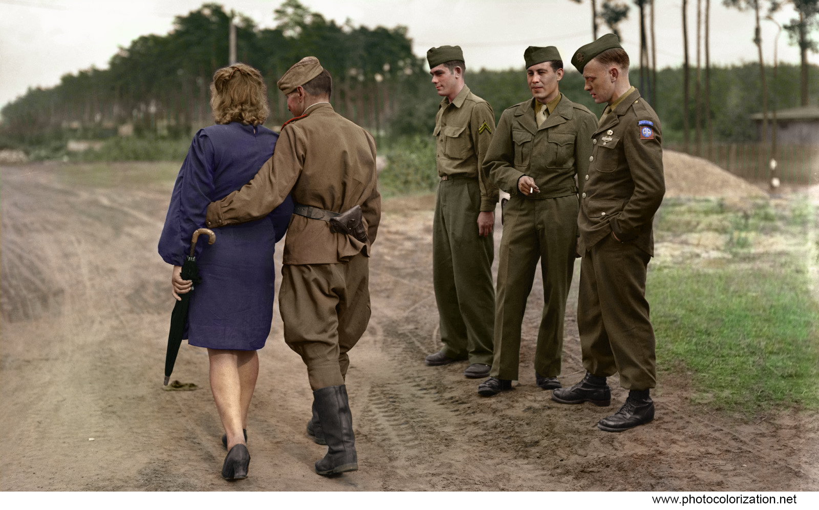 My coloration - My, Colorization, The Second World War, Allies