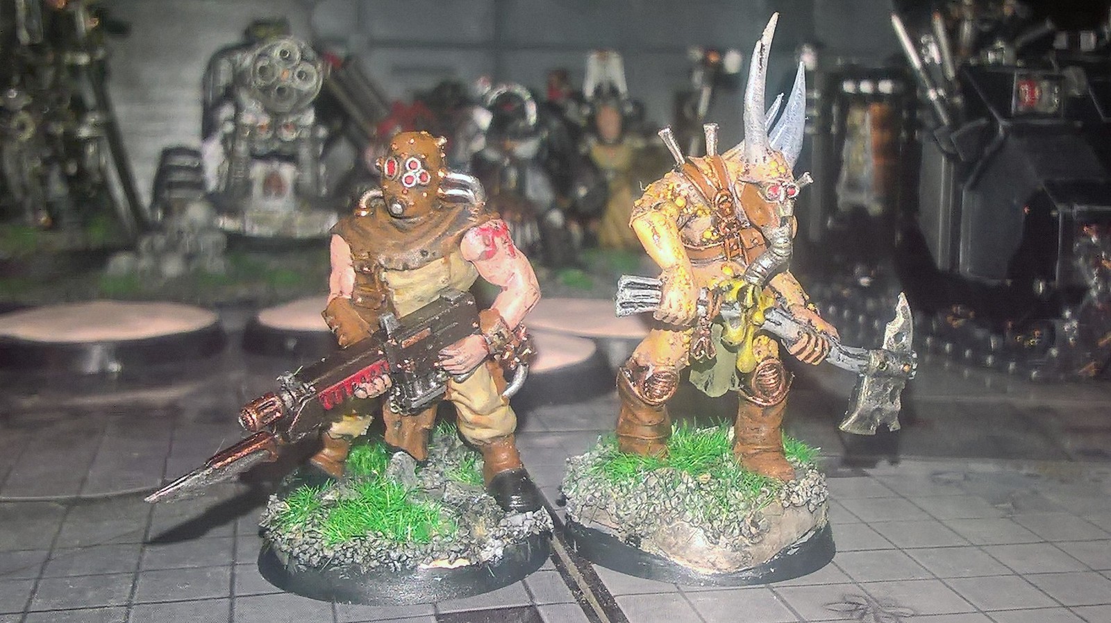 My painting is in three colors - My, Wh miniatures, Wh other, Warhammer 40k, Miniature, Painting