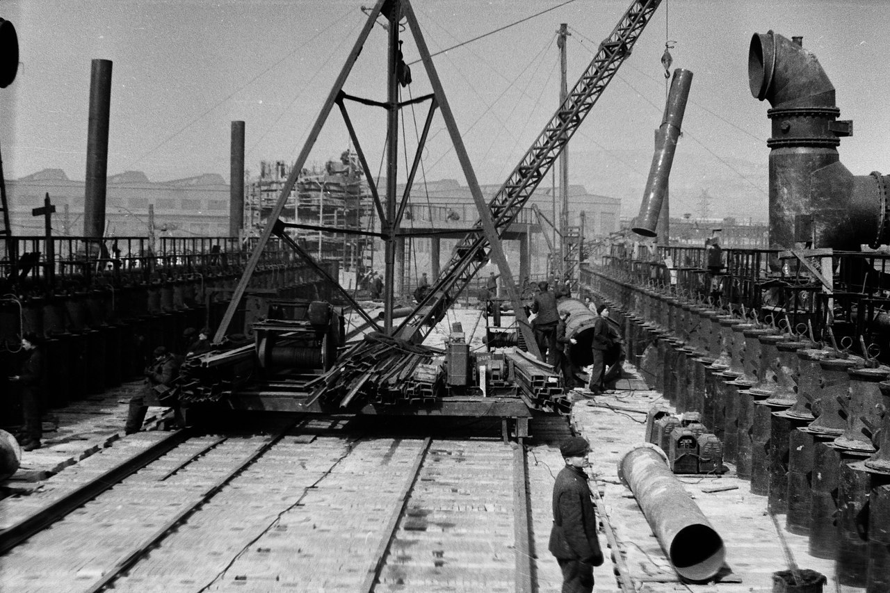 Club History of Magnitogorsk. Construction of MMK 1952. April. - Magnitogorsk, Old photo, Real life story, Mmc, Memories, Builders, Past, Longpost