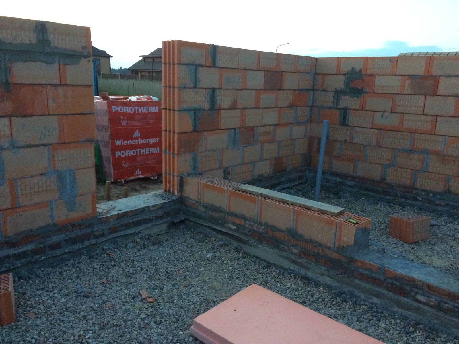 Brick bath 7x5 on their own for 300,000 rubles. - My, Building, , , Bath, , Brickwork, Longpost