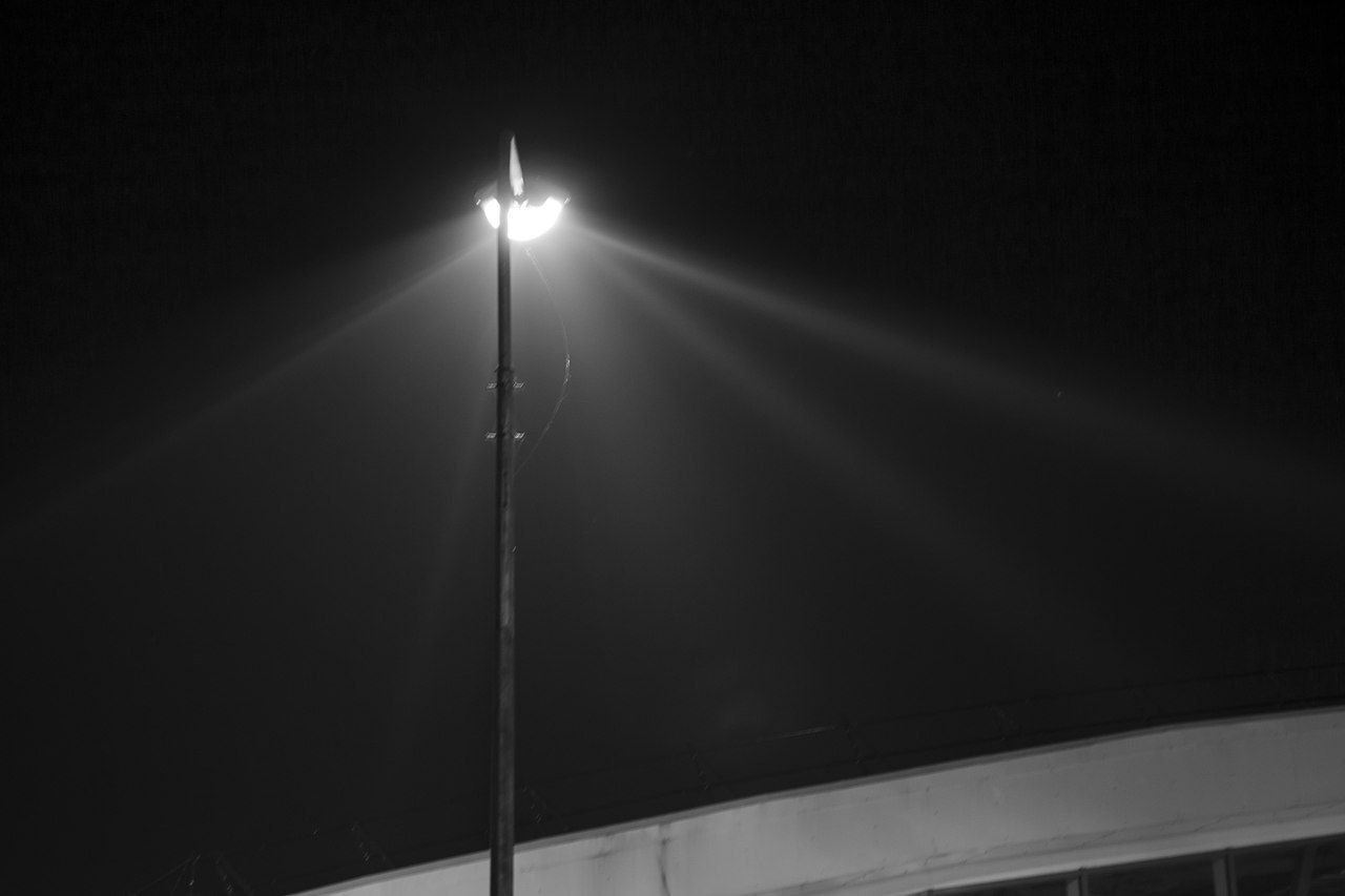 Rostov fogs - My, The photo, Rostov-on-Don, Fog, Autumn, Night, Lamp, Longpost