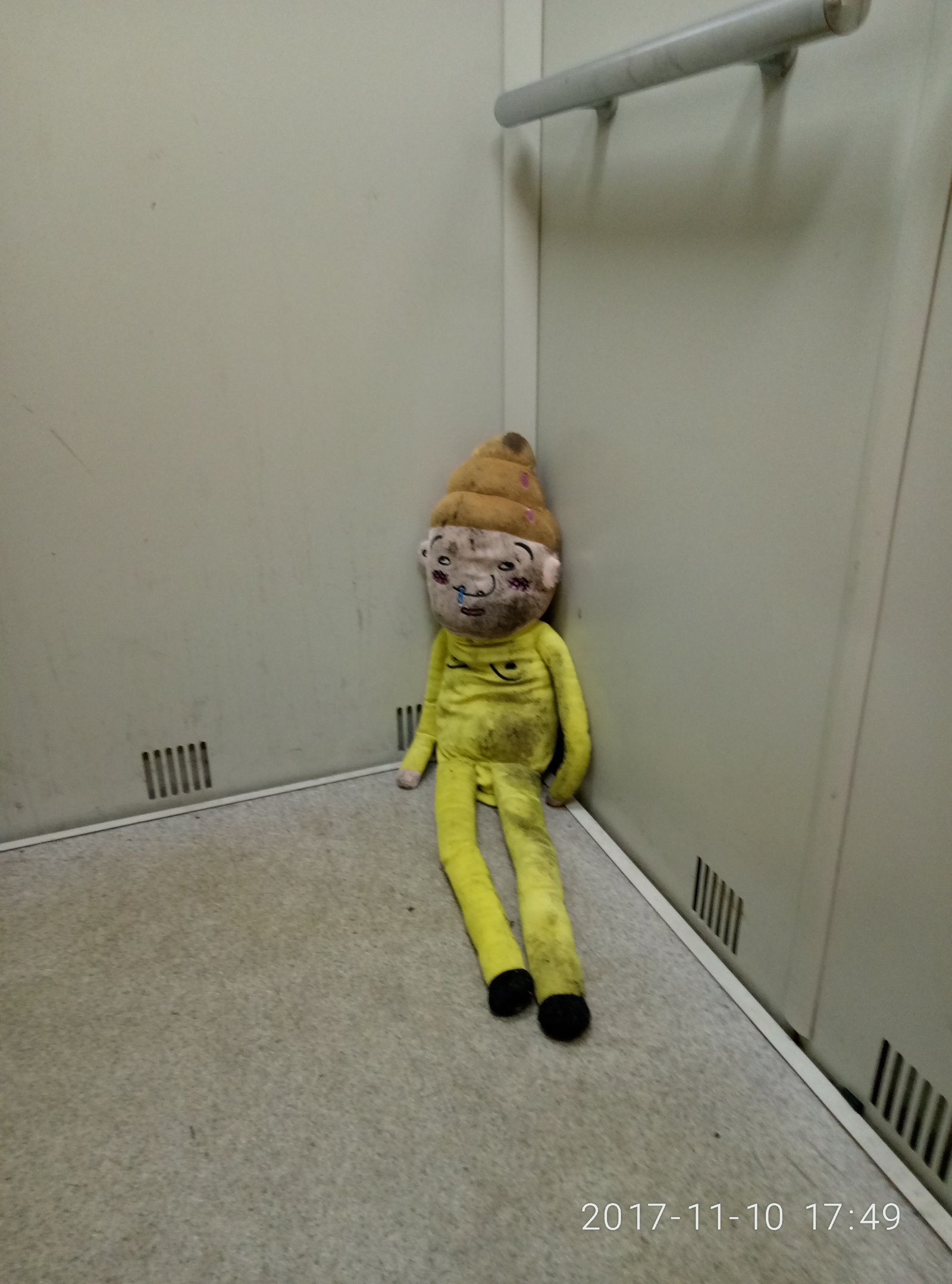 I'm going to the elevator.. - My, Elevator, Depressed, Doll, Longpost