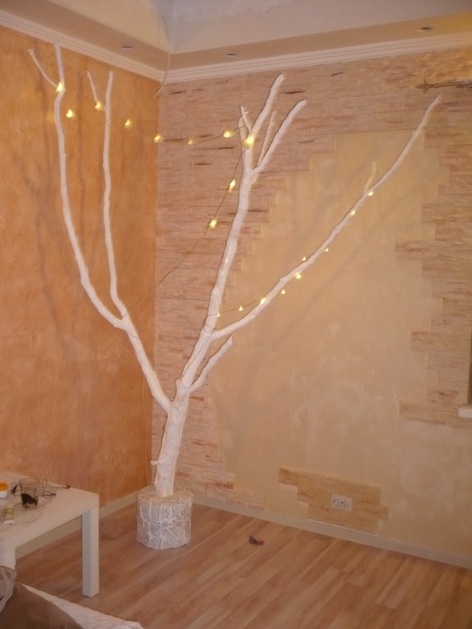 How do I make a tree - My, Tree, Interior, White, Longpost