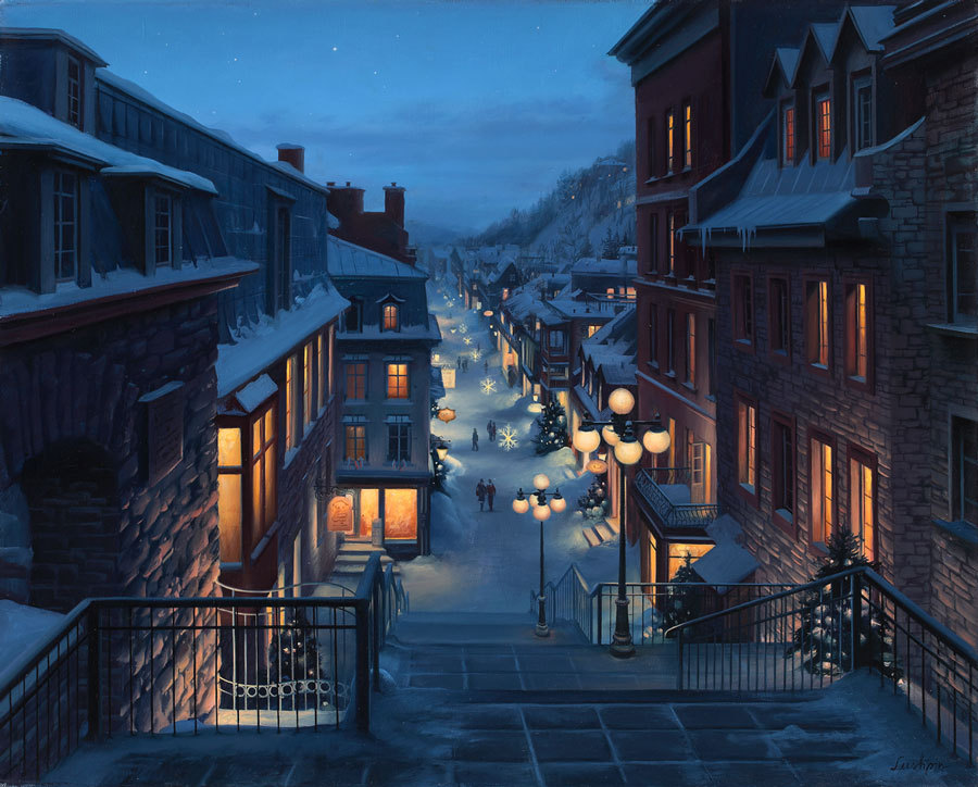 Evgeny Lushpin — Master of Surreal Landscape - Painting, , Cityscapes, Longpost, Street photography