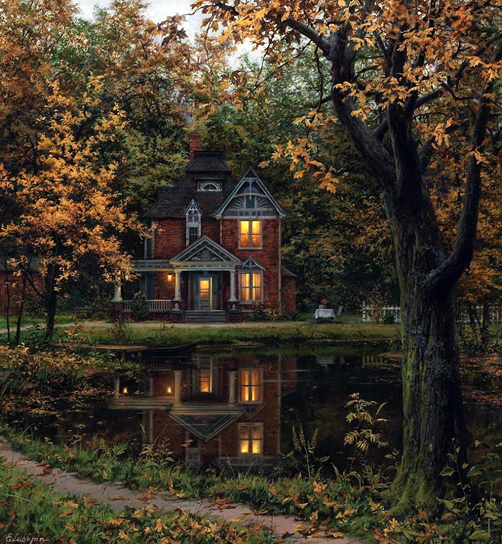 Evgeny Lushpin — Master of Surreal Landscape - Painting, , Cityscapes, Longpost, Street photography