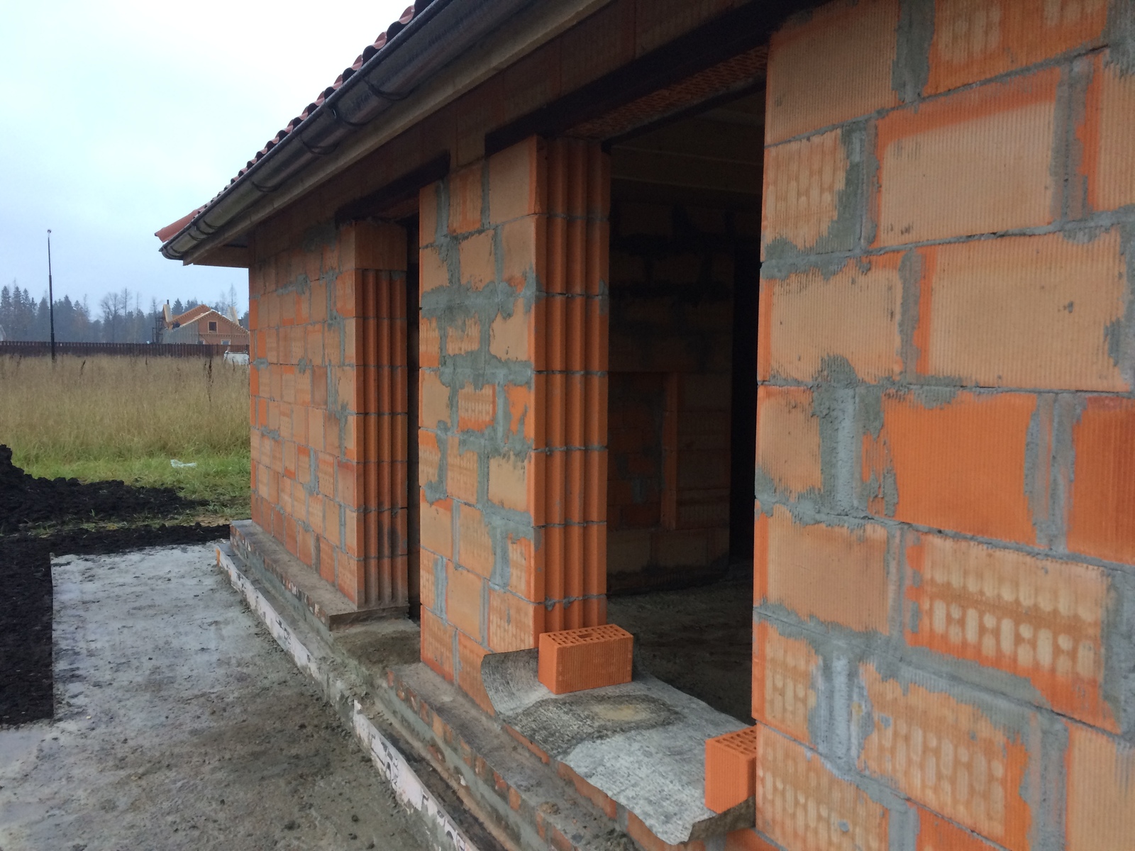 Brick bath 7x5 on their own for 300,000 rubles. - My, Building, , Bath, , Roof, Longpost