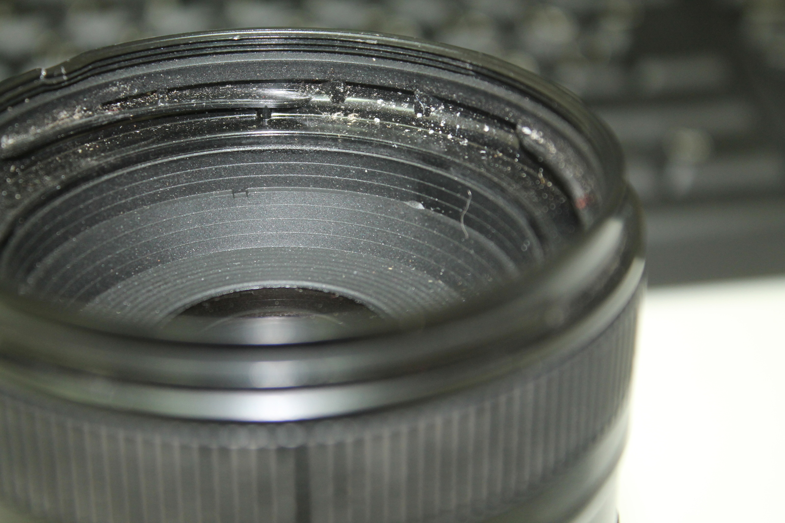 How I cleaned my sister's lens - My, , Reflex camera, Canon, Longpost, Lens