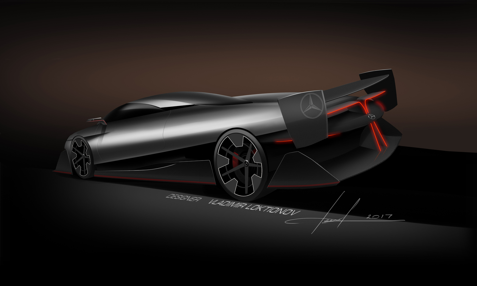 Mercedes-Benz Concept - My, Design, , Photoshop, Sketch, , Longpost