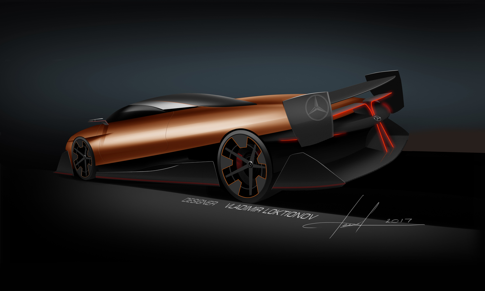 Mercedes-Benz Concept - My, Design, , Photoshop, Sketch, , Longpost