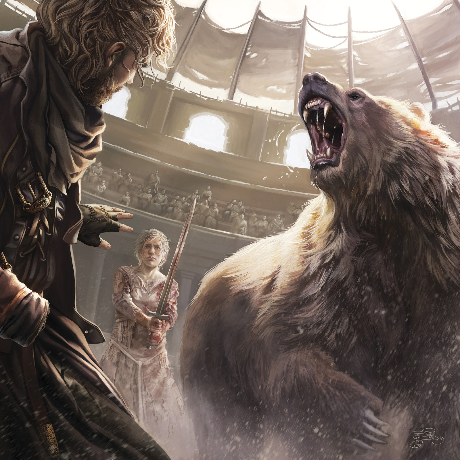 Illustrations by Magali Villeneuve - Game of Thrones, PLIO, Art, Robb stark, Jon Snow, Robert Baratheon, Khal Drogo, Longpost