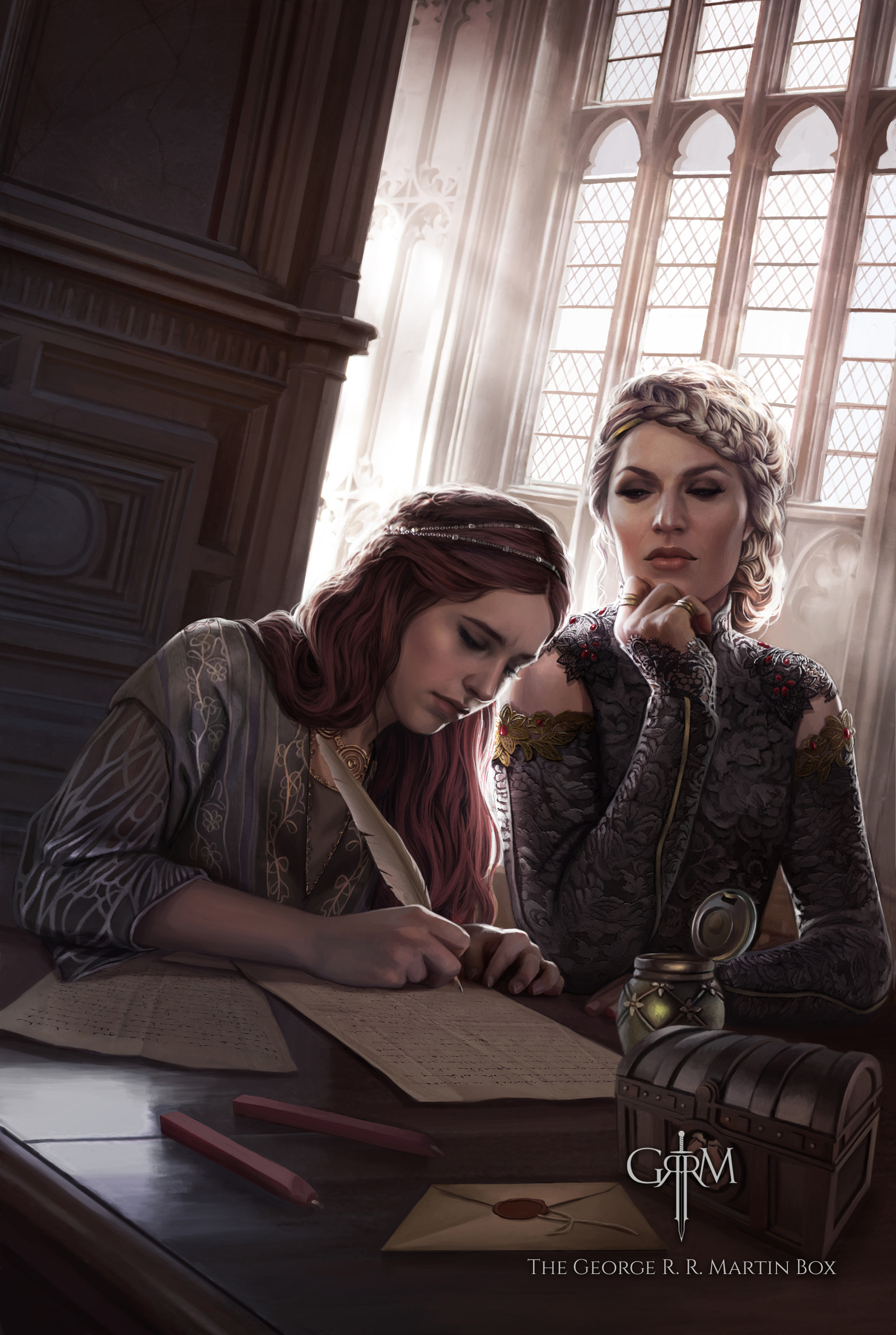 Illustrations by Magali Villeneuve - Game of Thrones, PLIO, Art, Robb stark, Jon Snow, Robert Baratheon, Khal Drogo, Longpost