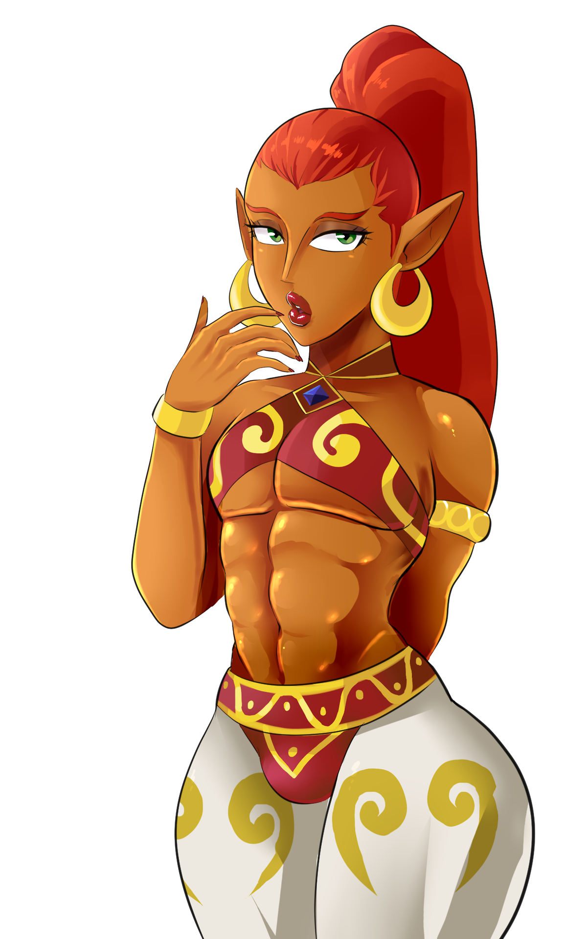 Gerudo boy - , Its a trap!, Art, The legend of zelda, Gerudo, Rule 63, Longpost