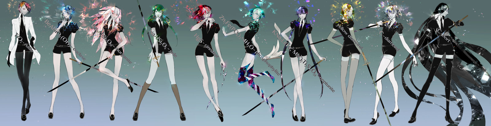 Houseki no kuni - Houseki No Kuni, Anime Art, Аниме