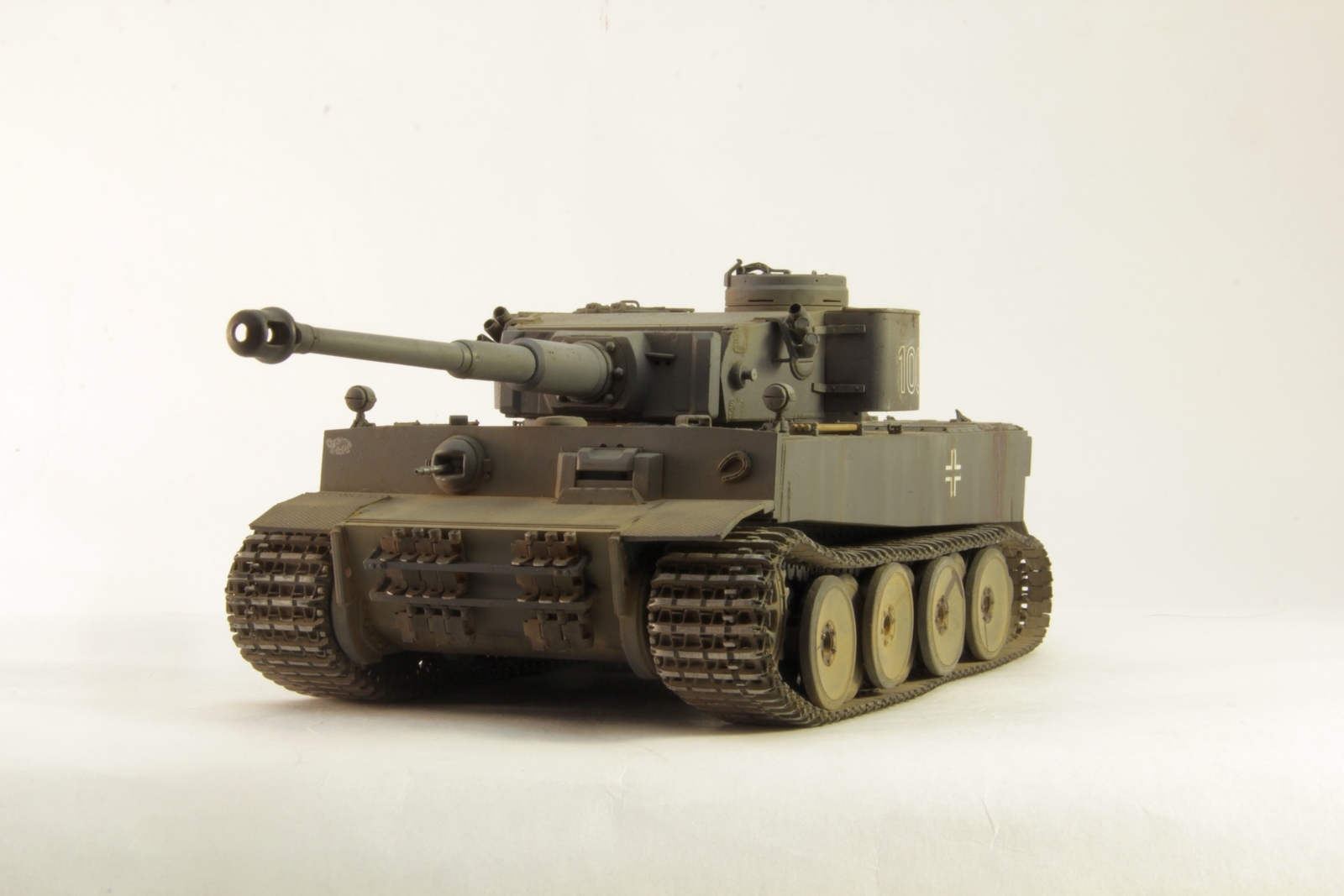 Construction and painting Pz.Kpfw.VI Tiger Initial(Sd.Kfz.181)№100 s.Pz.Abt 502 scale 1/35 from Dragon - My, BTT, Stand modeling, Hobby, Longpost