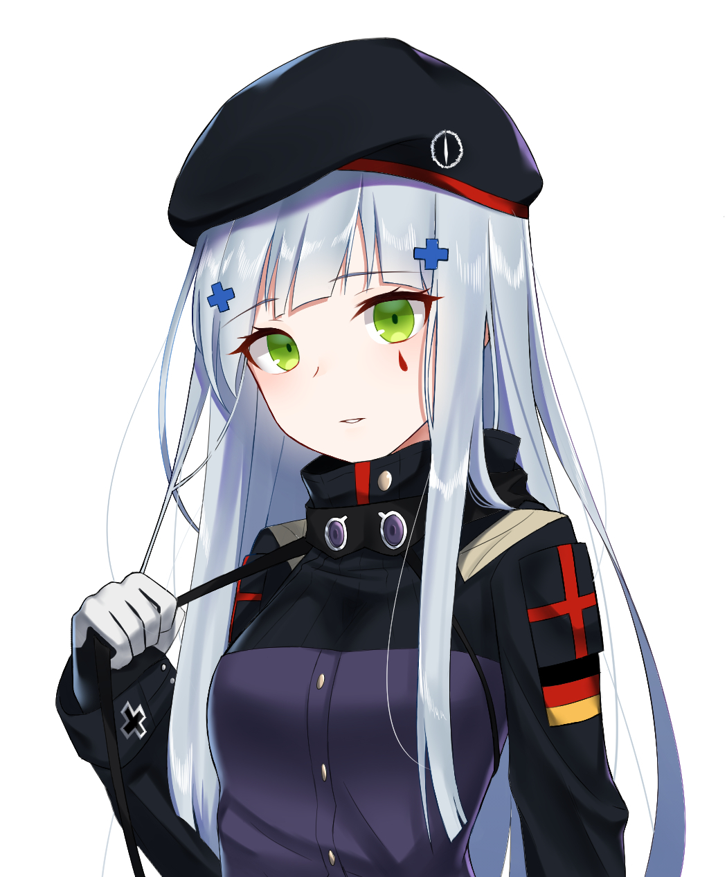 HK416 (Girls' Frontline) - Anime, Art, Anime art, Girls frontline, Hk416, G11, Longpost