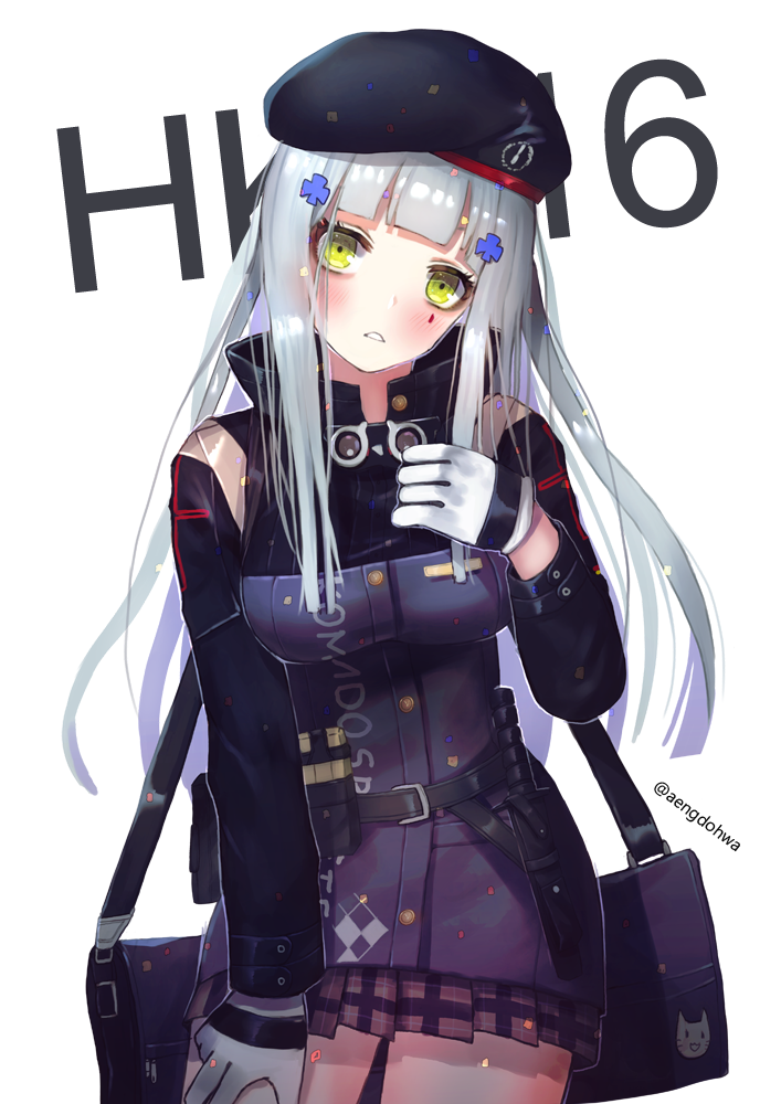 HK416 (Girls' Frontline) - Anime, Art, Anime art, Girls frontline, Hk416, G11, Longpost